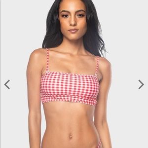 Blackbough Zoe Cherry Gingham Top